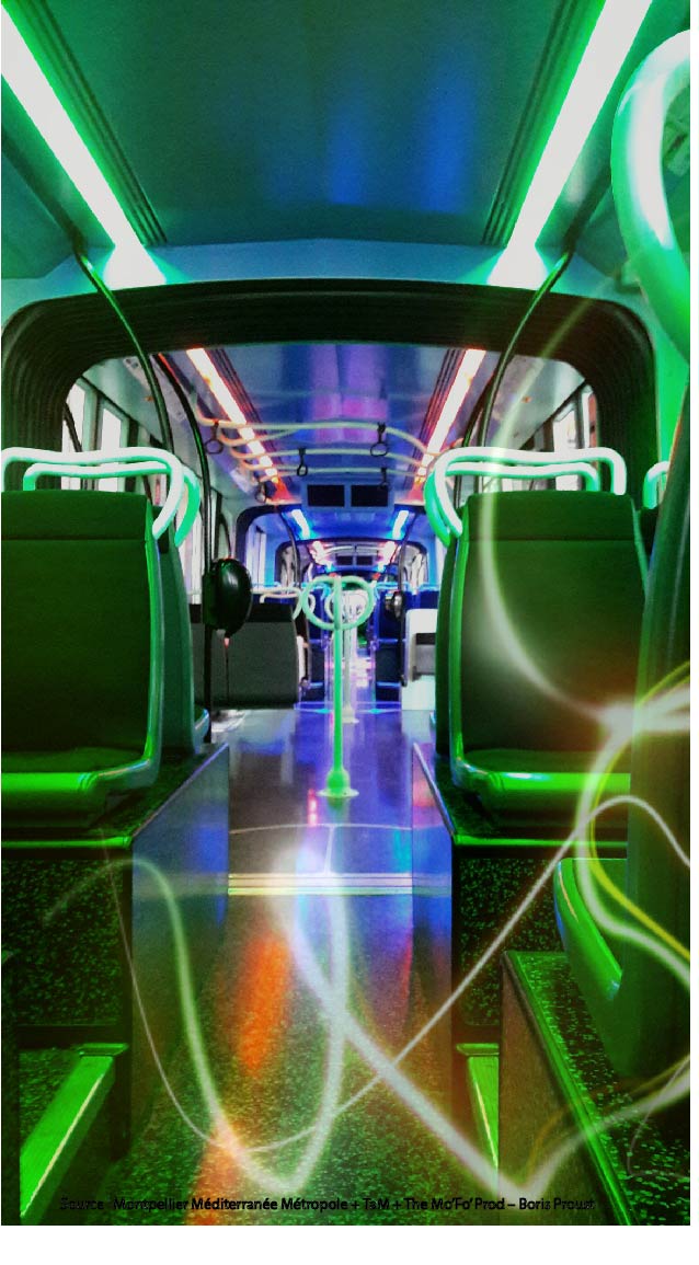 Tramway éclairage LED DELILED